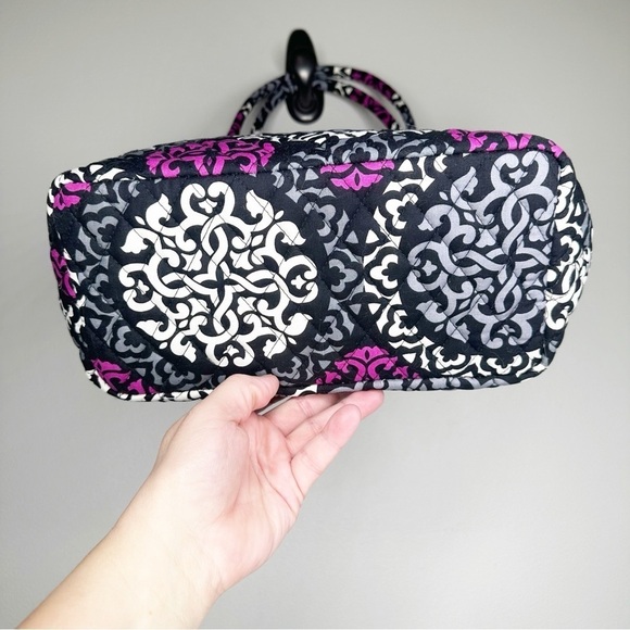Vera Bradley Holiday Tote Canterbury Magenta - Picture 5 of 6